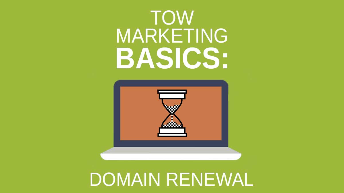 tow truck marketing domain renewal